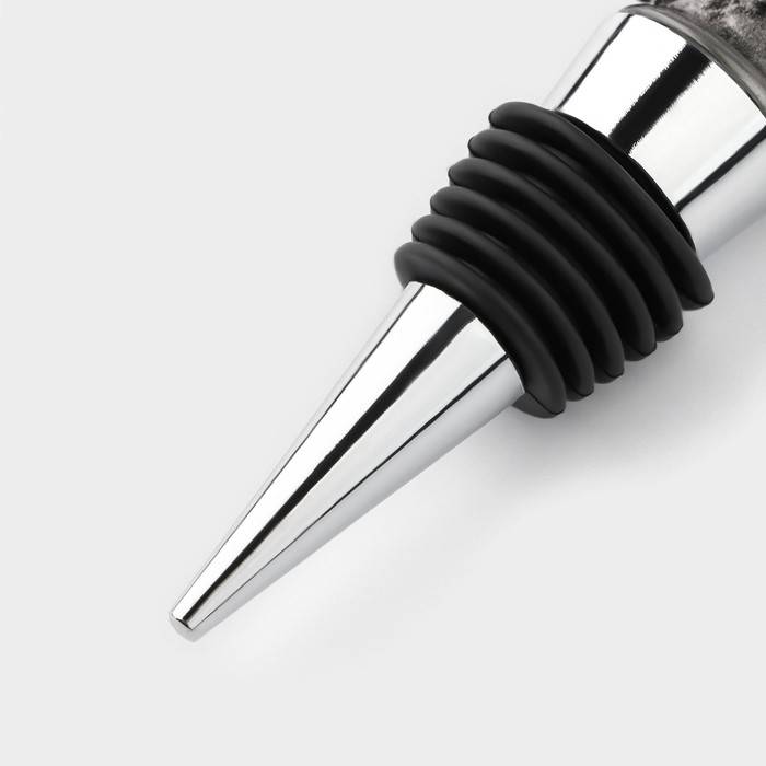 Пробка для бутылки Magistro «Фламинго», 11 см, цвет серебристый